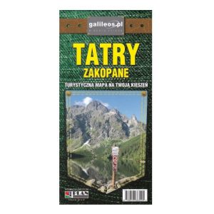 Mapa turystyczna kieszonkowa laminowana - Zakopane, Tatry